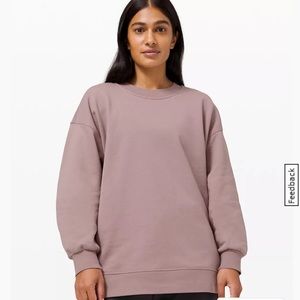 Lululemon Perfectly Oversized Crew Violet Verbena 6